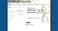 Desktop Screenshot of entry.mobiusawards.com