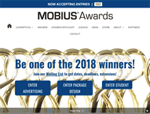 Tablet Screenshot of mobiusawards.com